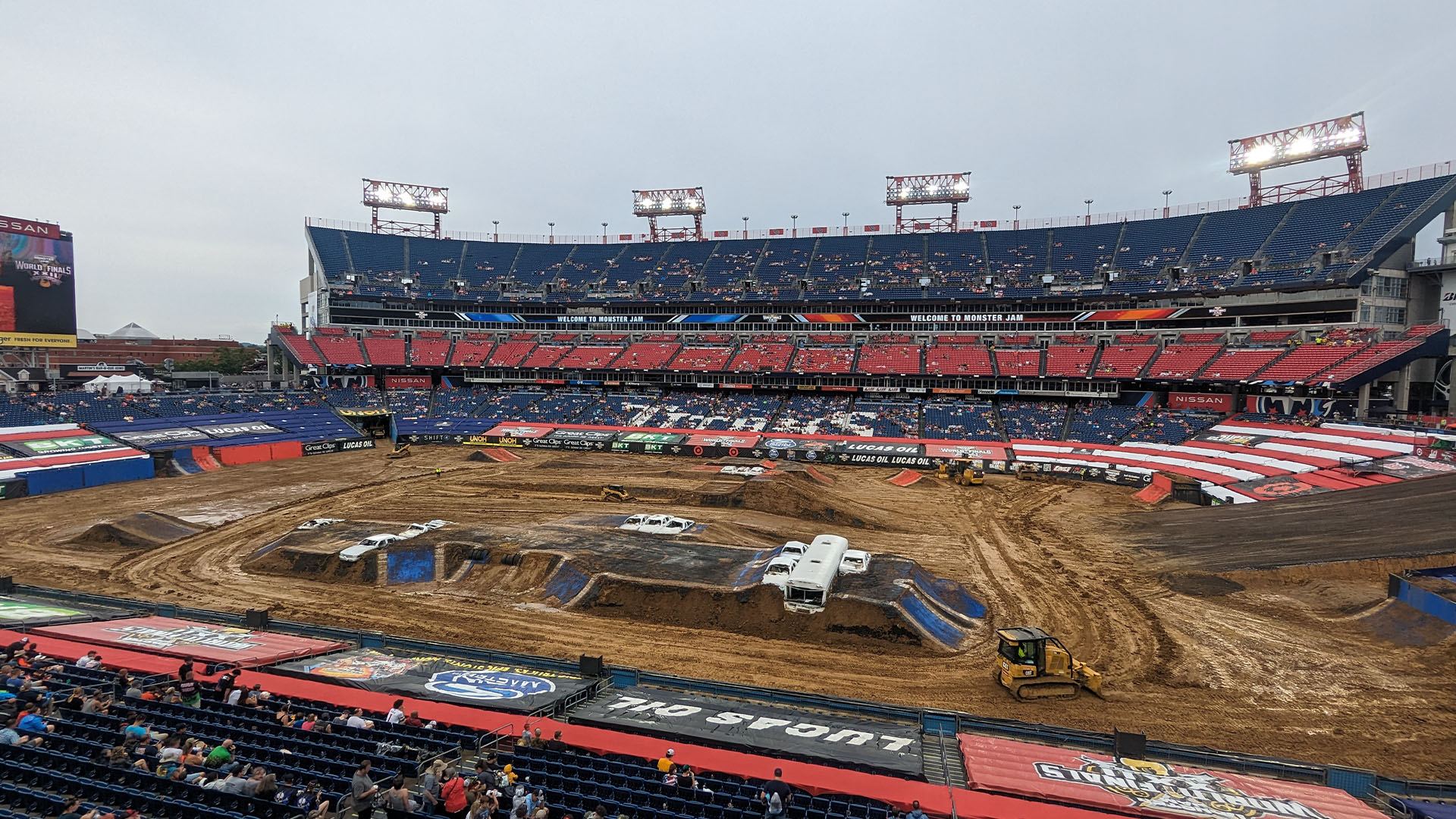 Monster jam Track Construction