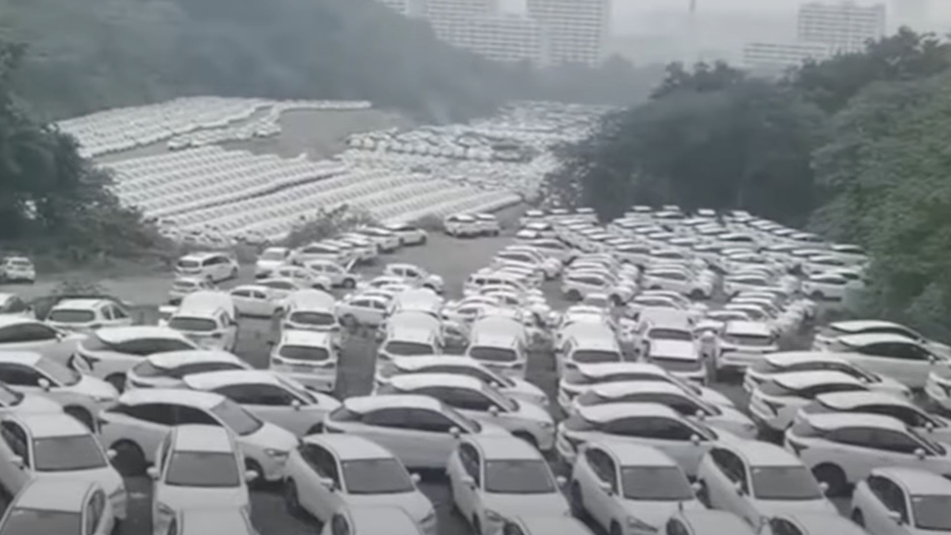 A graveyard of abandoned electric cars in China