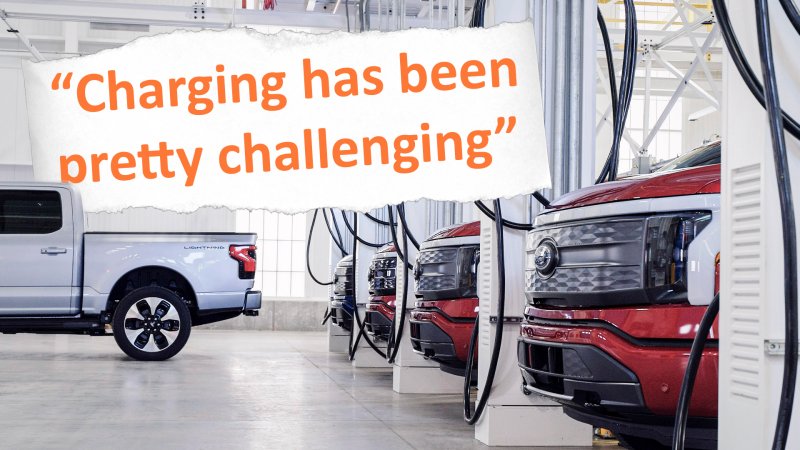 Ford F-150 Lightning Charging