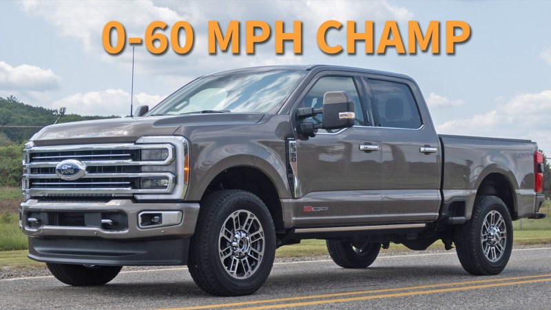 2023 Ford Super Duty With HO 6.7L Diesel Hits 60 MPH in 5.5 Seconds