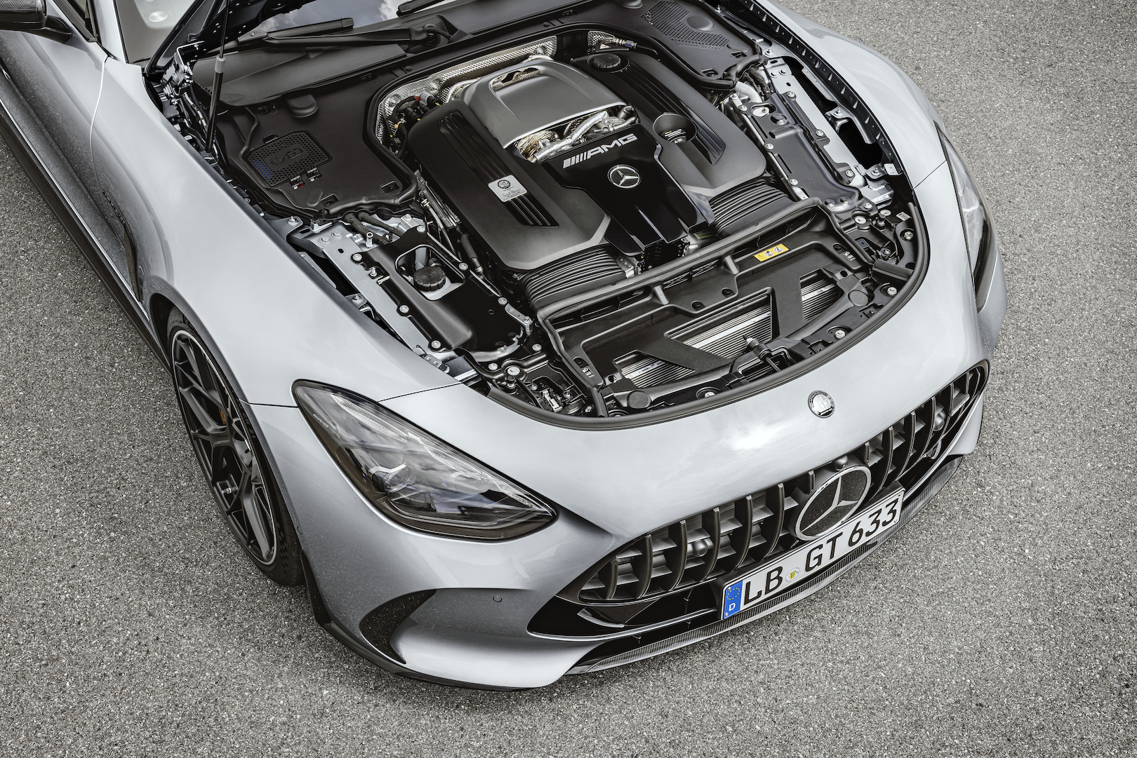 2024 Mercedes-AMG GT 63 4MATIC+ engine bay