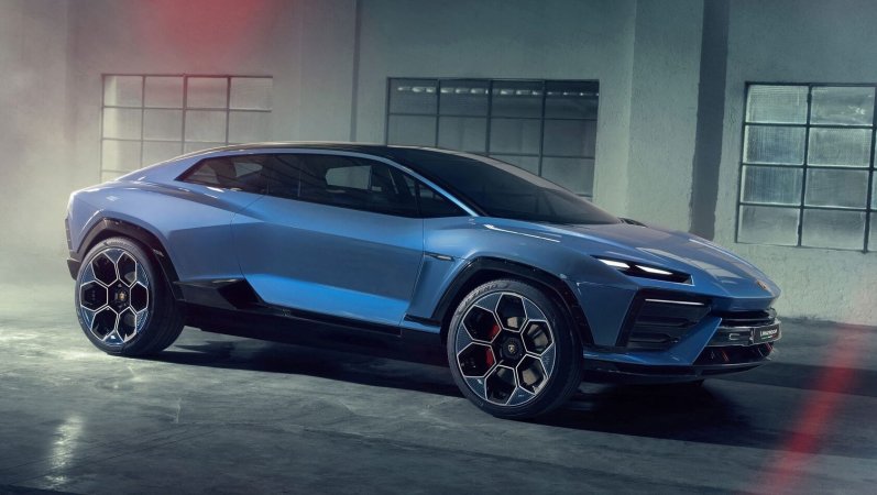 The Lamborghini Lanzador Concept Is a Two-Door, Four-Seat EV SUV Grand Tourer