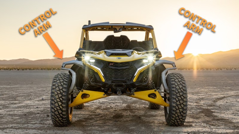 Here’s Why the 2024 Can-Am Maverick R’s Suspension Is So Weird