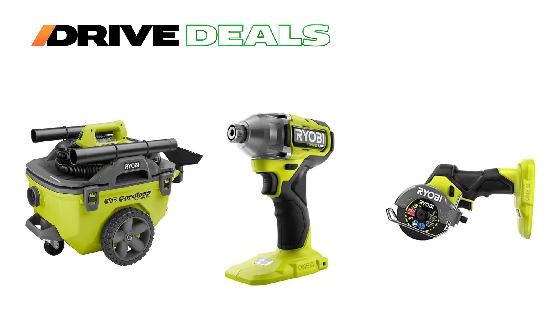 Ryobi Deals at Amazon