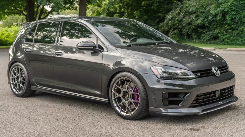 Vw Golf R Painted The Wrong Color By The Factory Is A One-of-a-kind Mystery