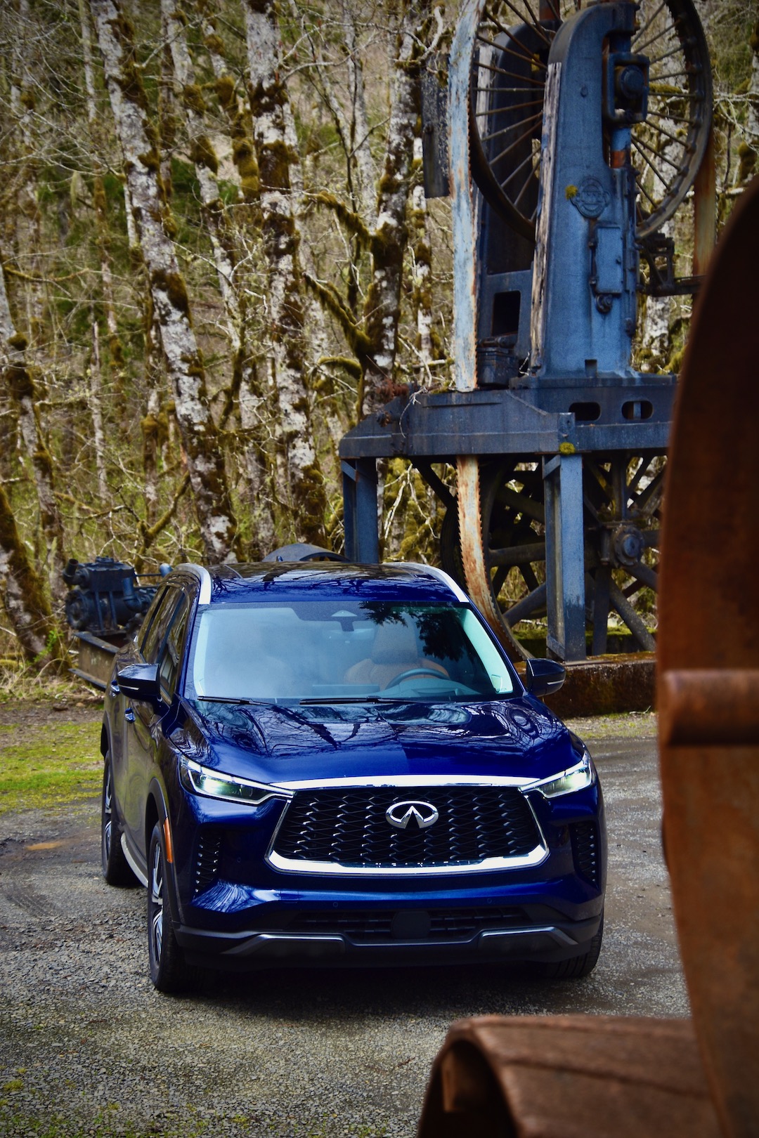 2023 Infiniti QX60 Sensory AWD by some old machinery