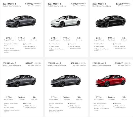 Tesla Model 3 Price Slashed to $37,020 in Latest Round of Discounts