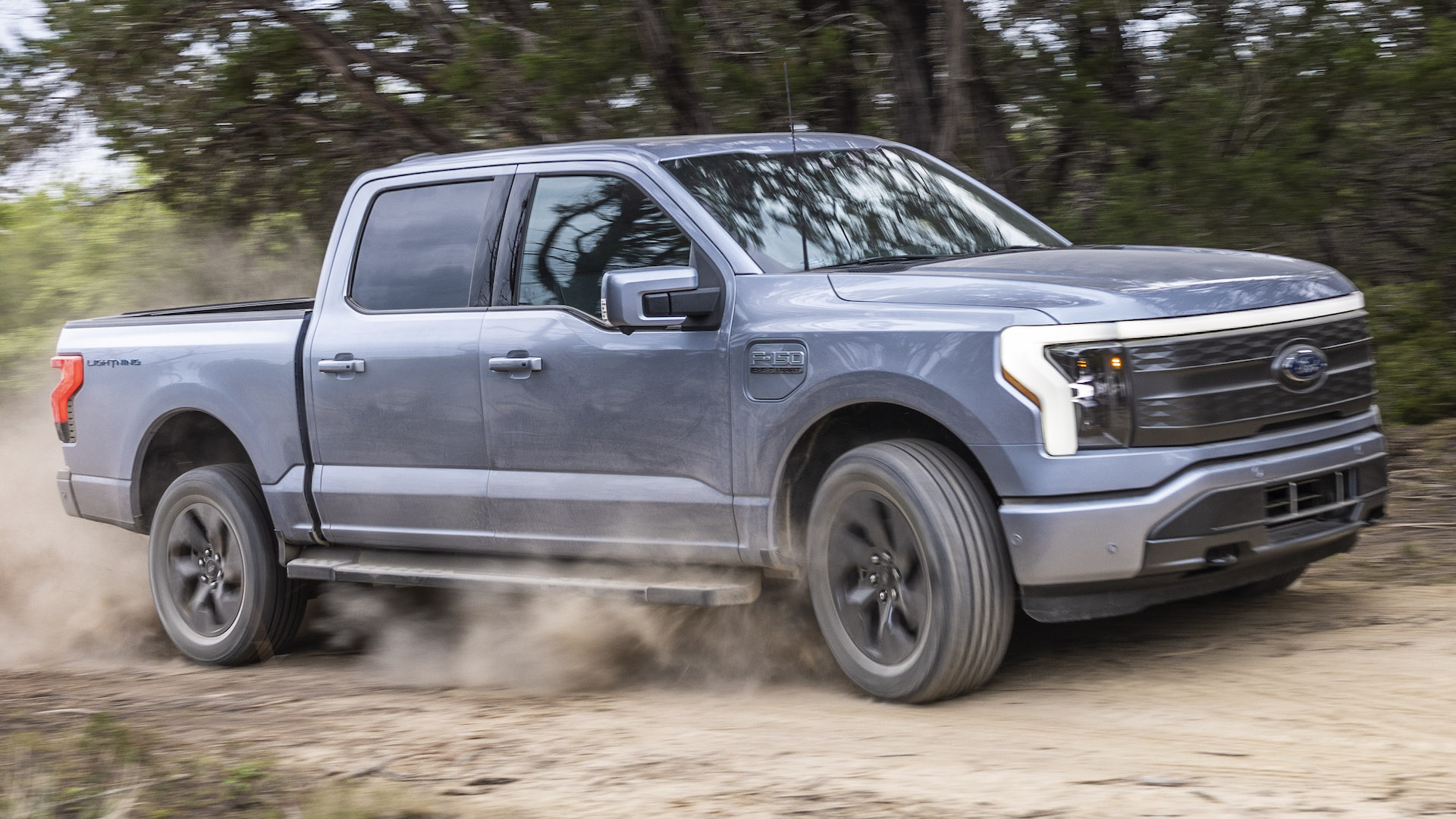 Ford F-150 Lightning Lariat off-roading