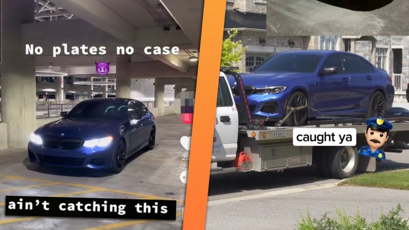 Canadian Police Expertly Mock Street Racer on TikTok After Impounding His BMW