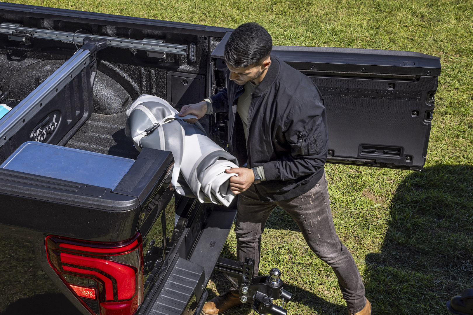 2024 Ford F-150 Pro Access Tailgate in action