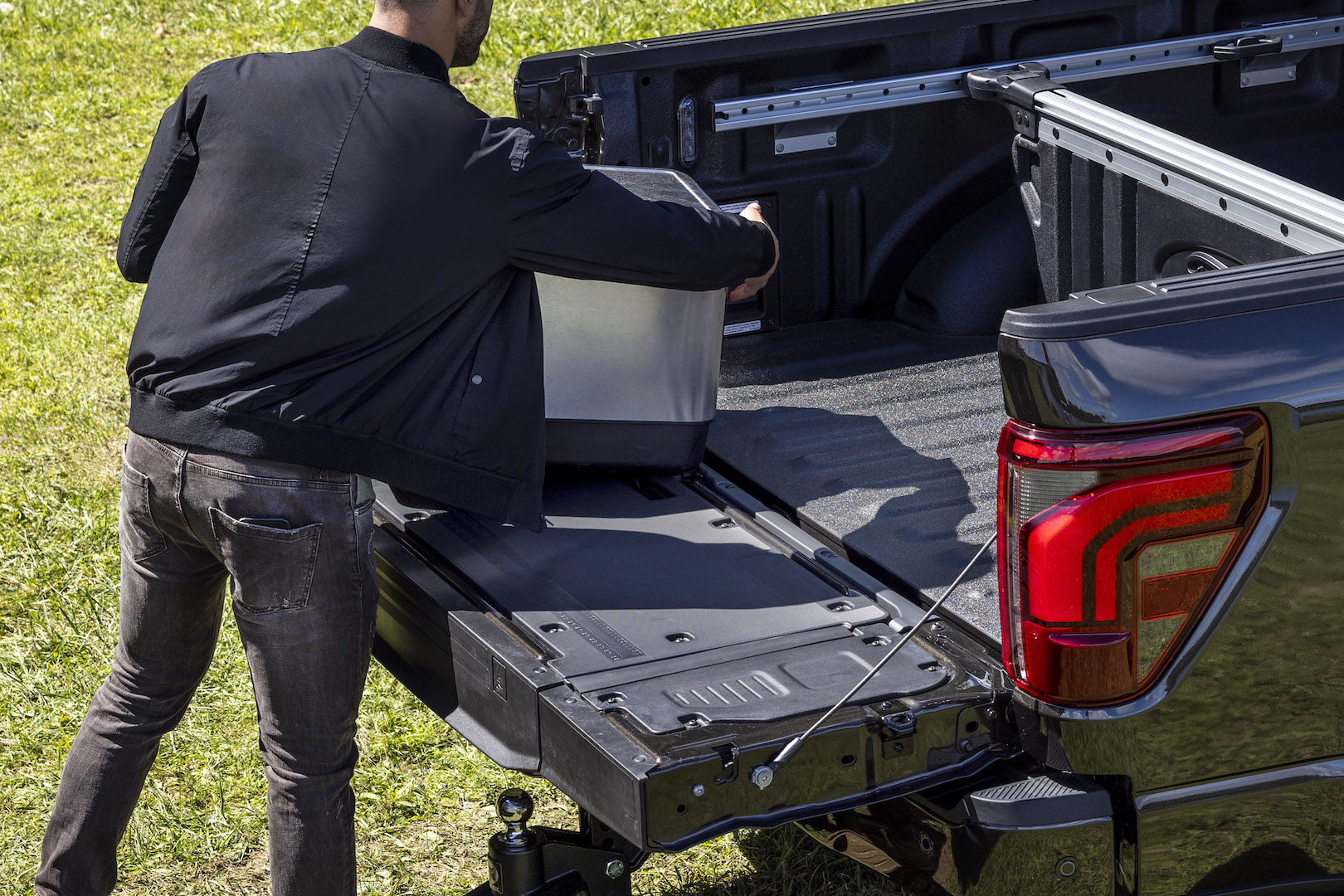 2024 Ford F-150 Pro Access Tailgate in action