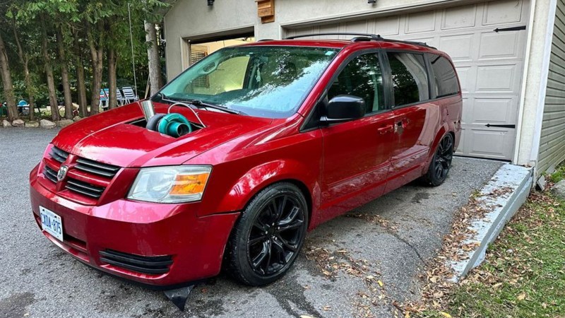 For Sale: 2010 Dodge Grand Caravan With Exposed Mack Truck Turbo