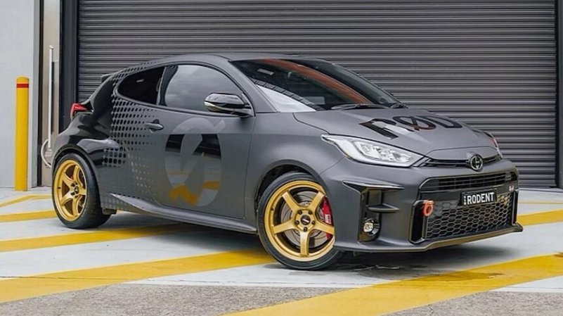 Tuned Toyota GR Yaris Three-Cylinder Makes 740 HP Despite Stock Bottom End