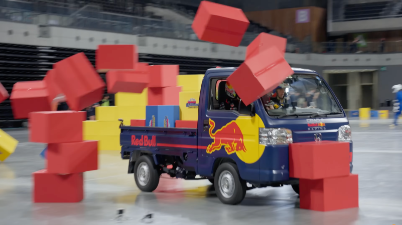 Watch Red Bull F1 Take on AlphaTauri in a Kei Truck Game Show