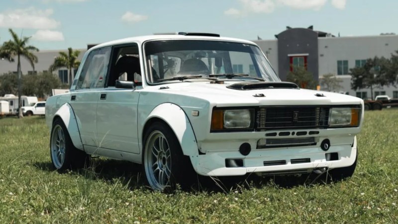 2JZ-Swapped Lada 2105 Rally Car Brings a Lot of Engine to a Little Chassis