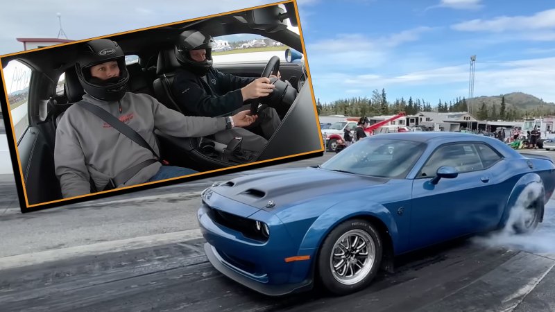 Blind Drag Racer Pushes Dodge Challenger Hellcat to 11.5-Second Quarter-Mile