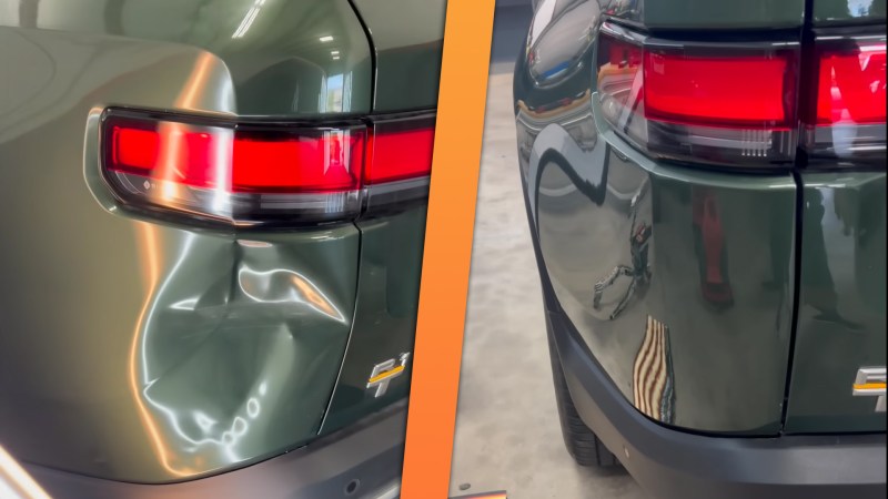 Rivian R1T Dent Hero