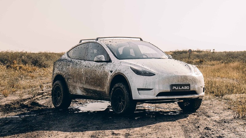 Tesla Model Y Lift Kit by Popup Motor PuLabo