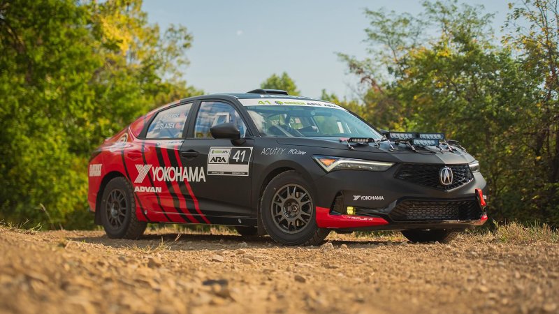 Honda’s Volunteer Rally Team Built an Acura Integra and It’s Going Racing This Weekend