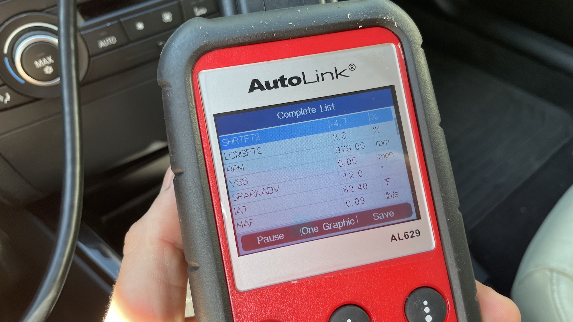 The Autel AutoLink AL629 Diagnostic Scan Tool