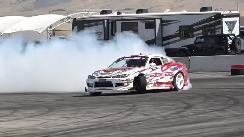 Watch a Sim Drifting Champion Drive a Formula Drift Car for the First Time