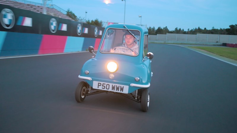 Watch a 3-HP Peel P50 Complete a Very Sketchy 25-Minute Nurburgring Lap