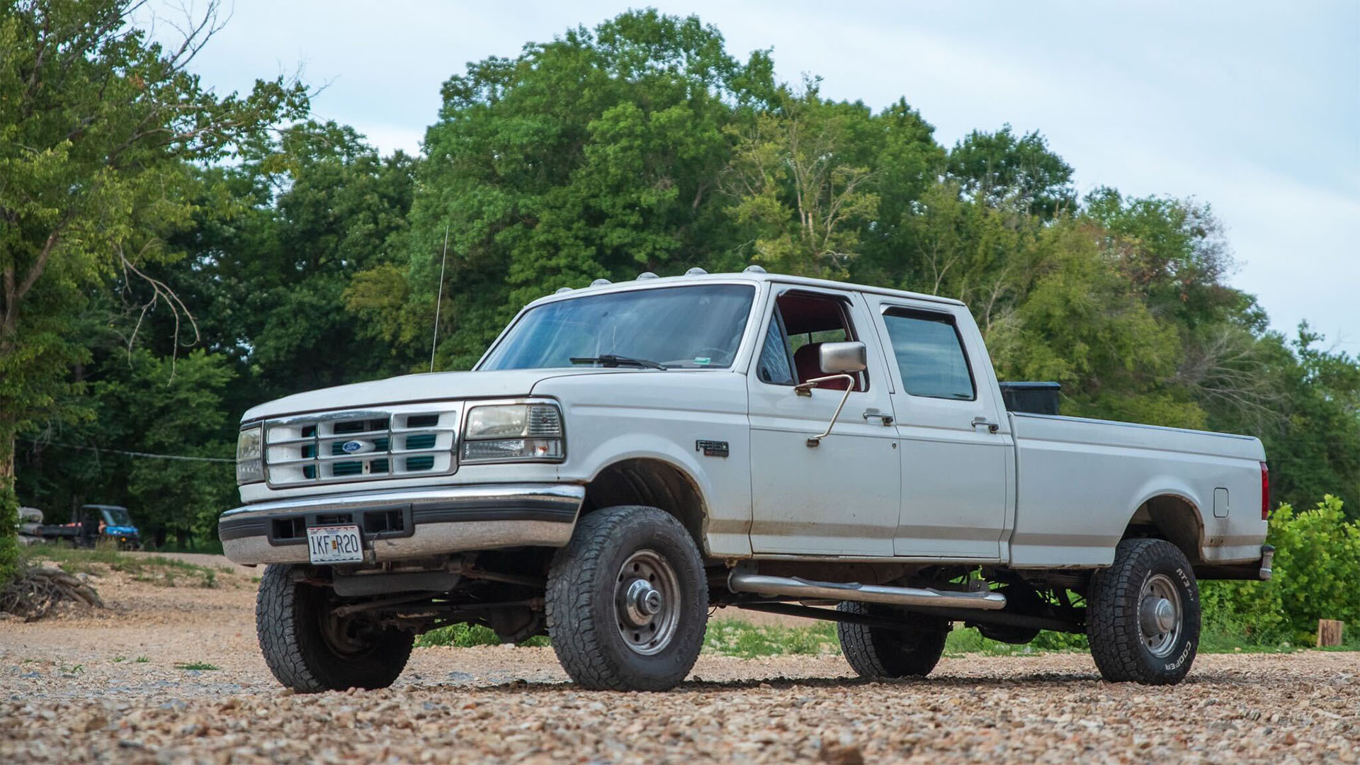 Diesel powered Ford truck