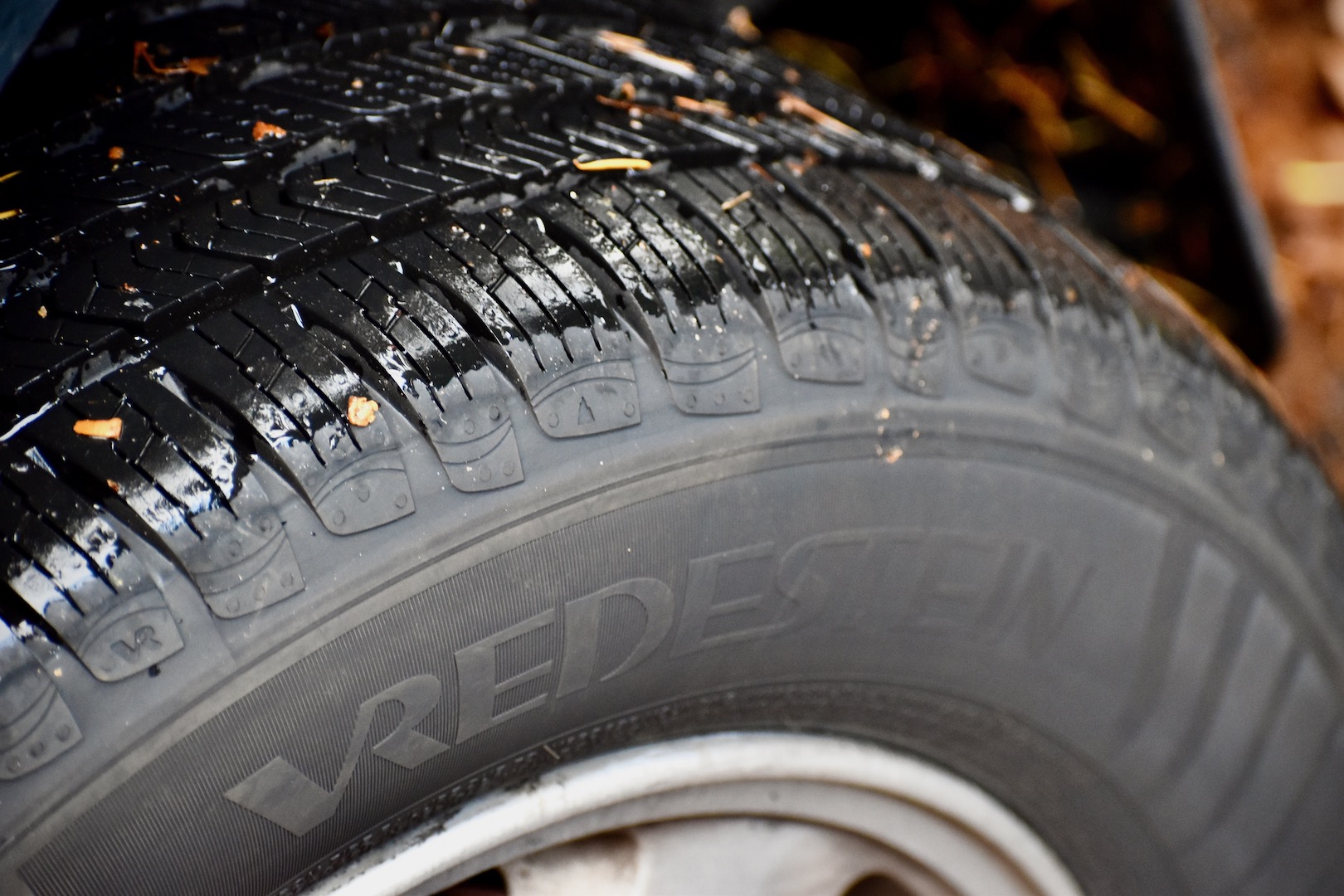 Vredestein branding on the HiTrac All-Season tires