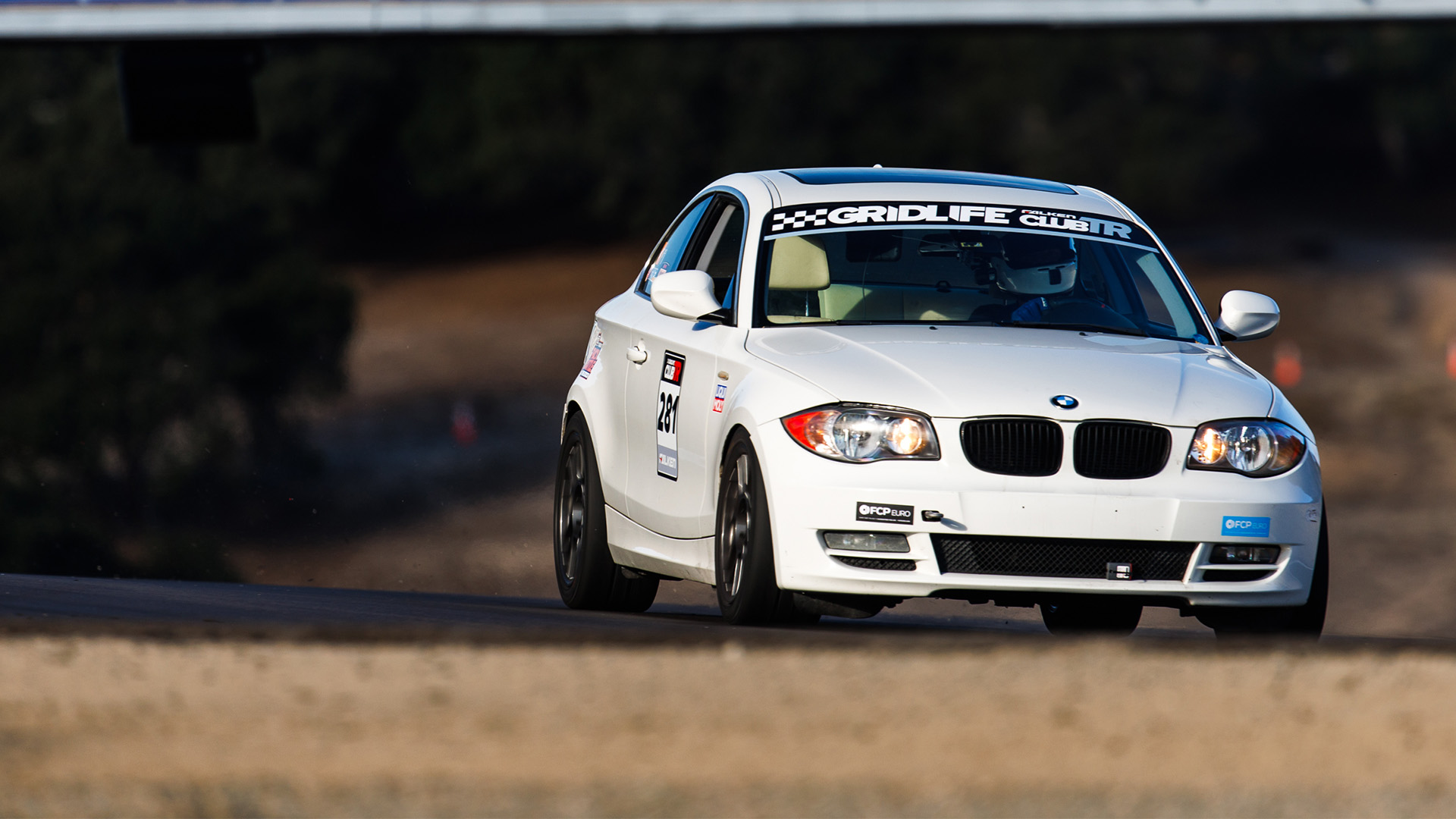 E82 BMW 128i on Laguna Seca