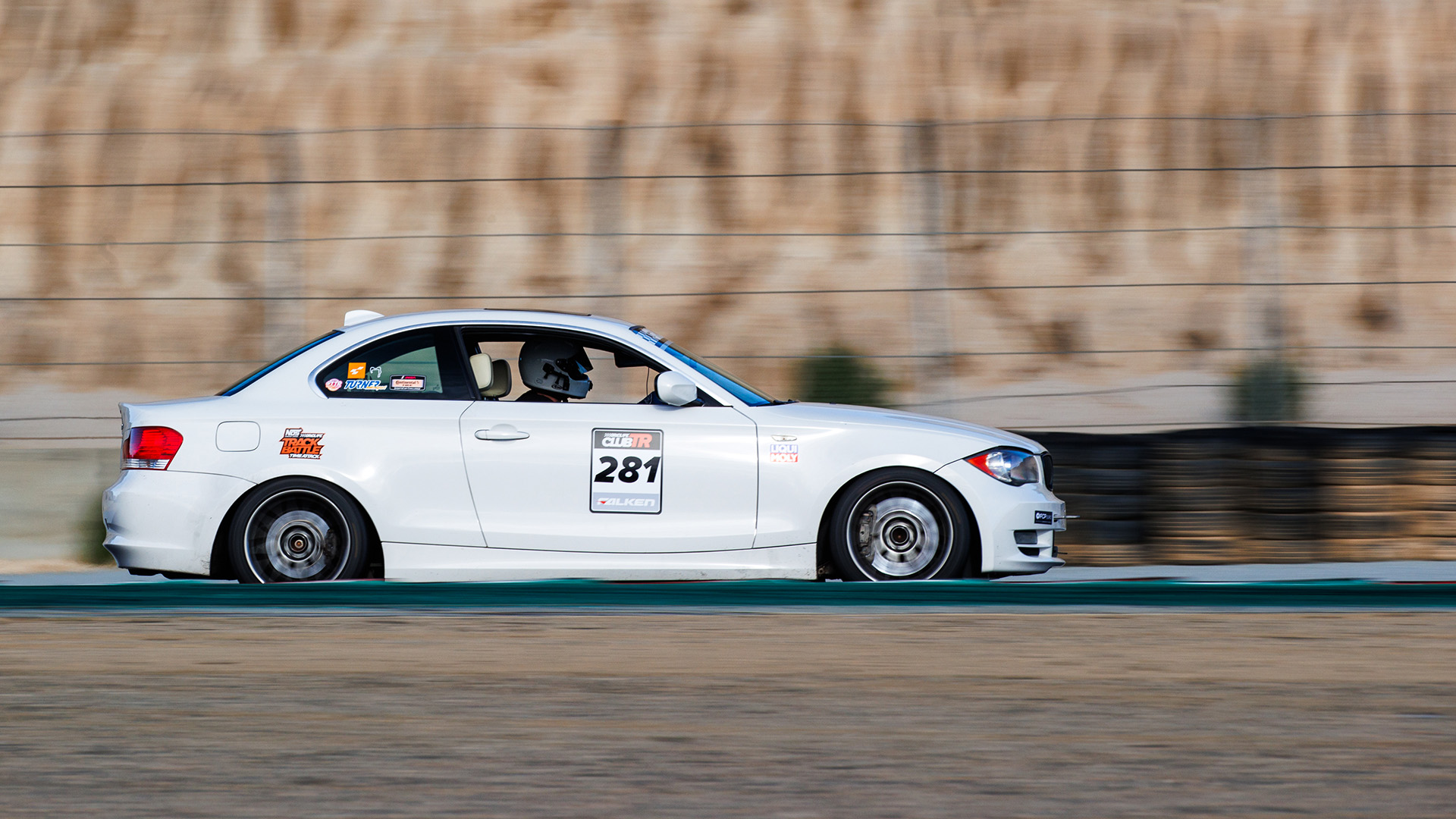 E82 BMW 128i on Laguna Seca