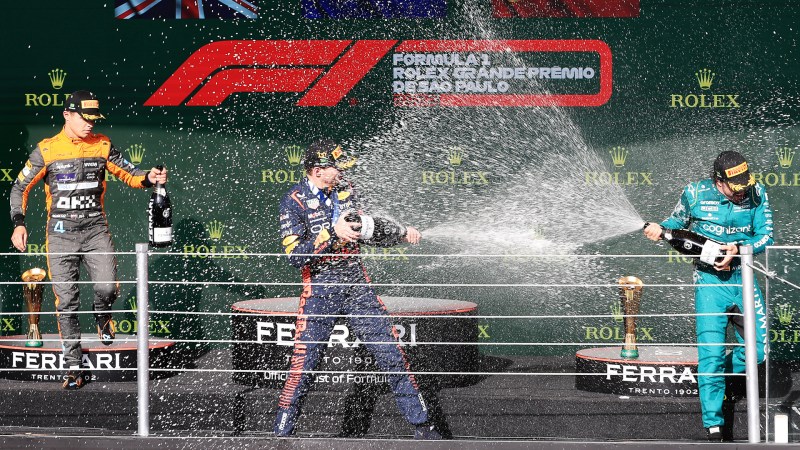 Verstappen Wins 2023 F1 Brazilian GP, Leclerc Crashes in Formation Lap