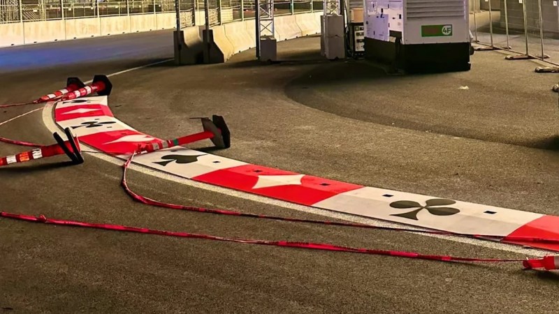 Even the Las Vegas F1 Track’s Curbs Are Over the Top