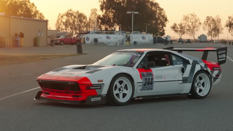 K24-Swapped Ferrari 308 Blows Engine Heroically While Racing