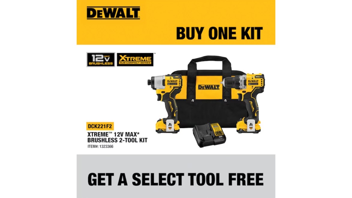 I Can’t Believe the Free Tool Choices in This DeWalt Deal at Lowe’s