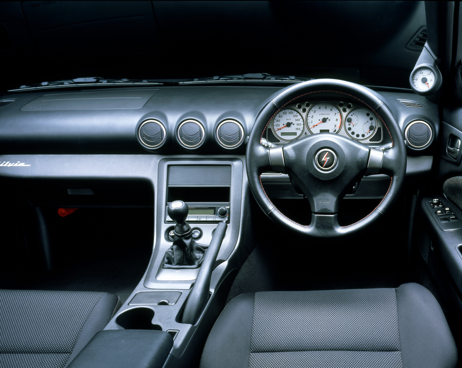 Cockpit of the 1999 Nissan Silvia