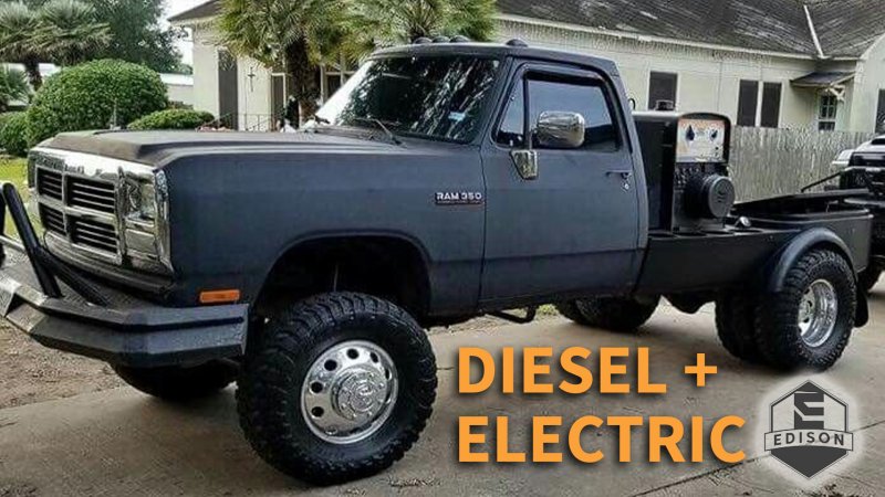 This Company Plans To Make Diesel-Electric Conversion Kits for Old Pickups