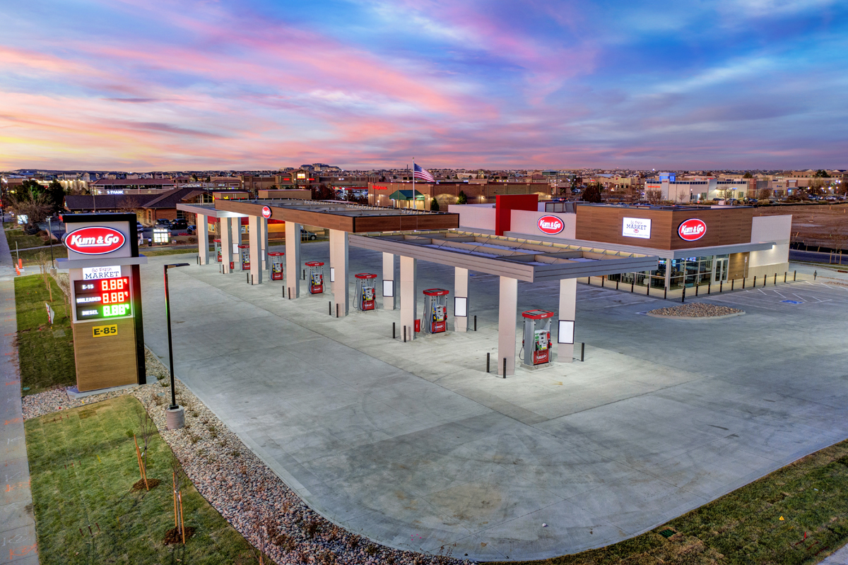 A Kum & Go gas station