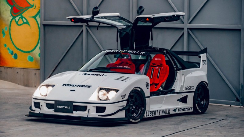 This Liberty Walk Autozam AZ-1 Is the World’s Cutest Ferrari F40