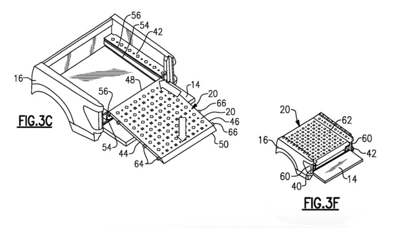 Ford’s Clever Sliding Tray Could Make Unloading Your Truck’s Bed Easier