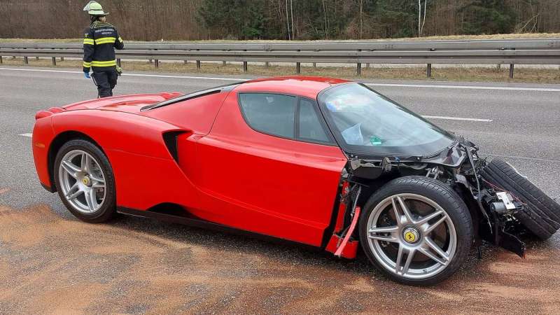 Someone Just Wrecked This Uninsured Ferrari F40