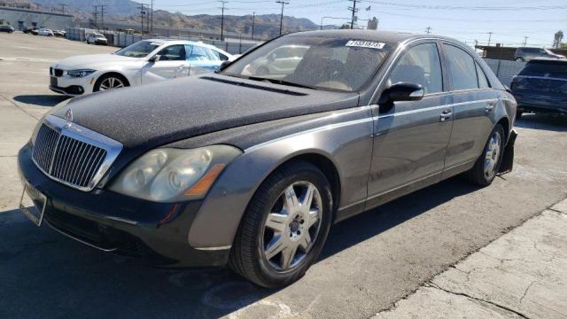 This Wrecked 2004 Maybach 57 and Its Twin-Turbo V12 Are Worth Saving—If You’re Brave