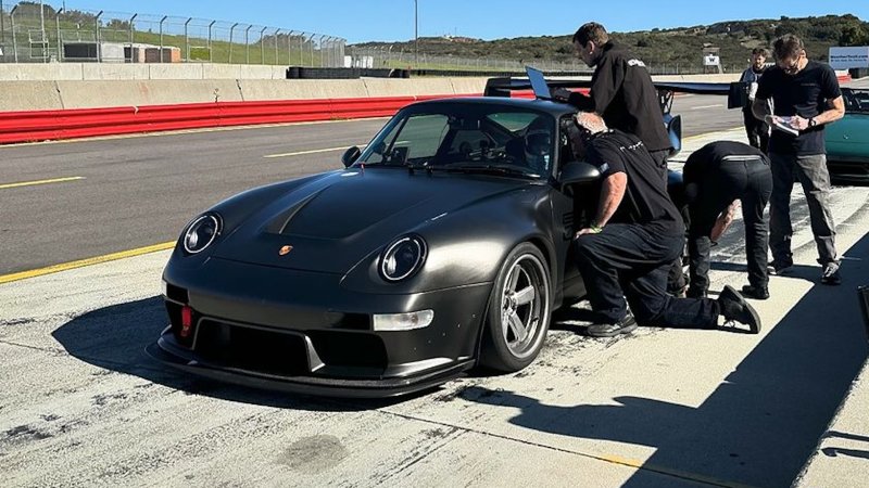 Gunther Werks Turbo prototype at Laguna Seca