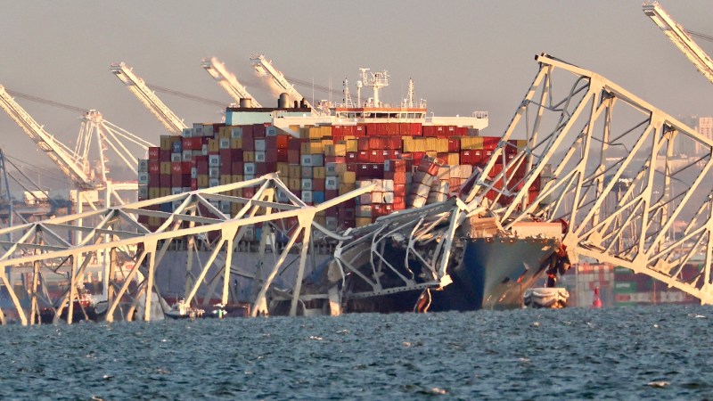 Baltimore Bridge Collapses After Horrifying Ship Crash Sends Cars Plunging Into Water