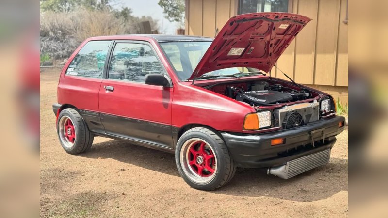 This 1.6L EcoBoost-Swapped Ford Festiva Is Like an ’80s Fiesta ST