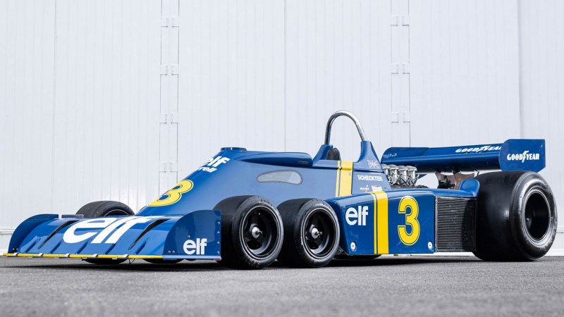One of Tyrrell’s Iconic P34 Six-Wheeled F1 Cars Is Going to Auction