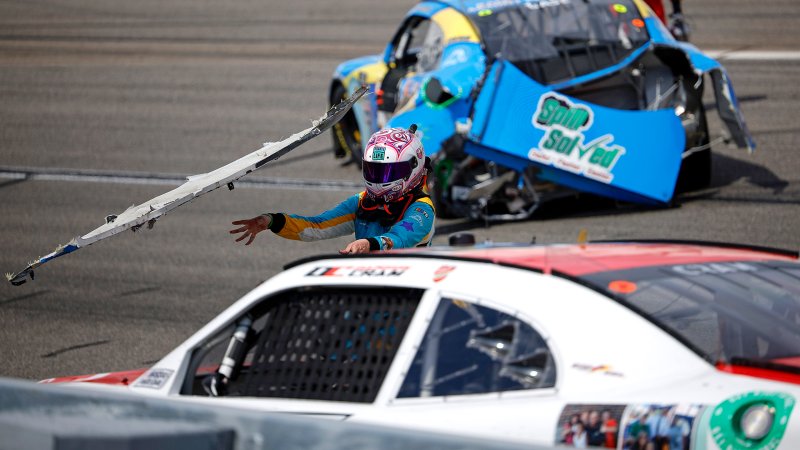 NASCAR Driver Who Threw Bumper at Car Gains New Sponsor That Sells Bumpers