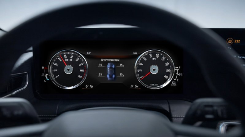 All 7th-Gen Ford Mustangs Get 1965-Style Digital Gauges in Free OTA Update