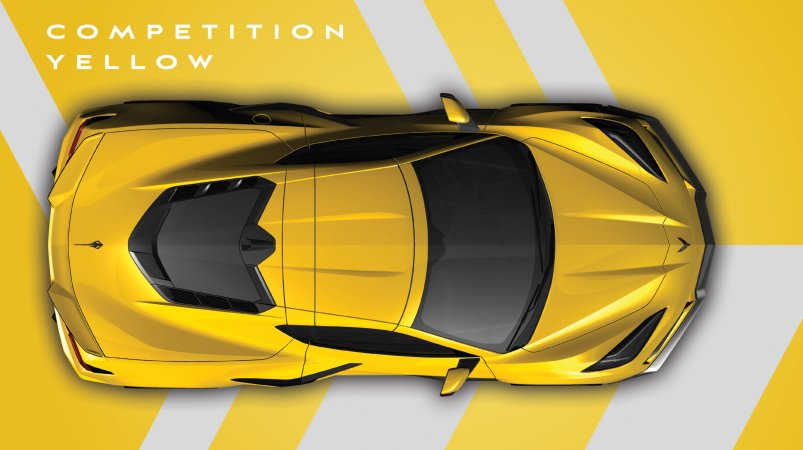 The C8 Corvette Finally Comes in Competition Yellow for 2025