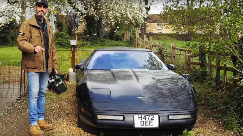 C4 Corvette ZR-1 Rescued After Sitting 20 Years in English Backyard