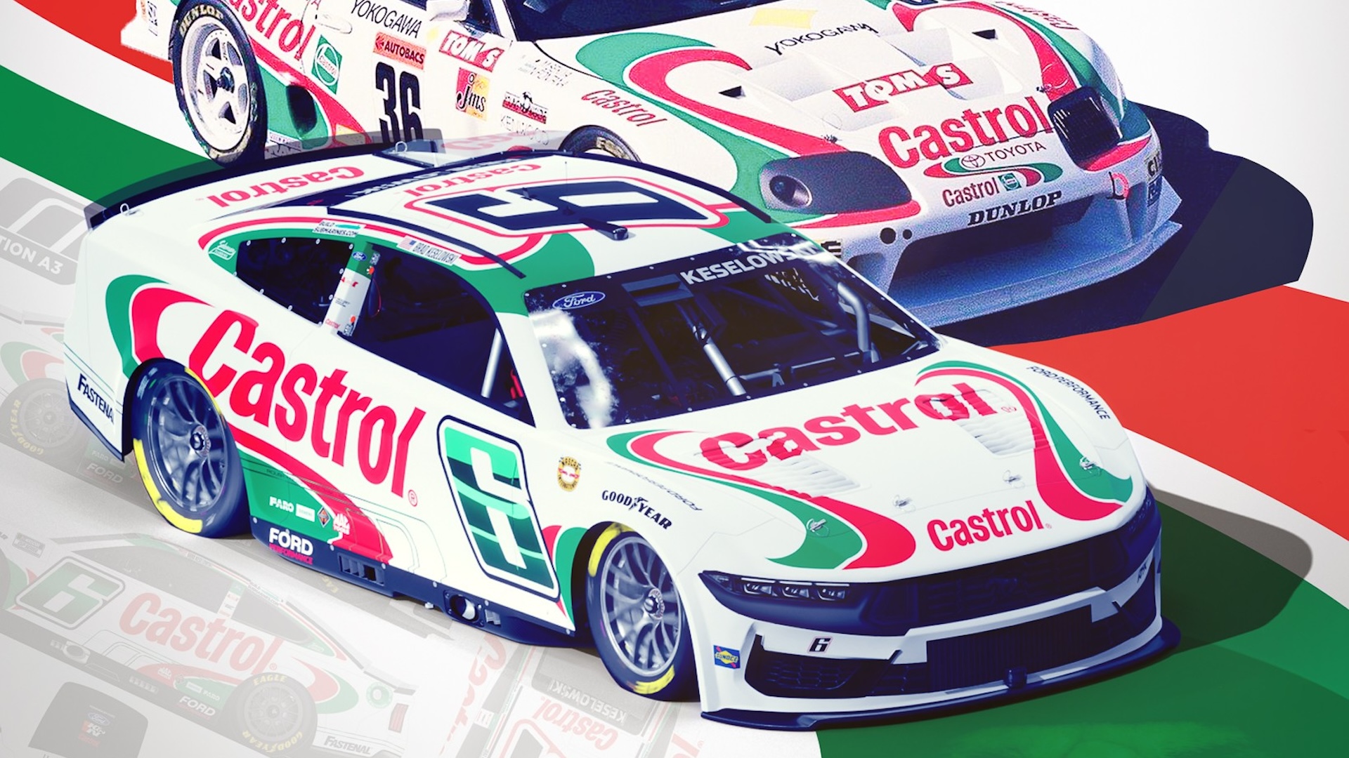 RFK Racing Castrol Ford Mustang